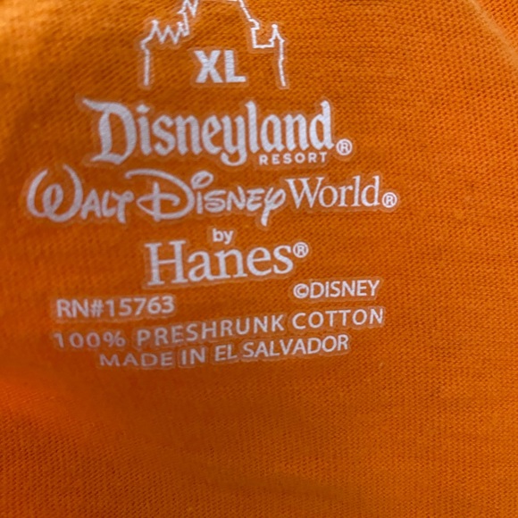 Walt Disney World Disneyland Goofy T-shirt. XL, double sided print - Picture 4 of 4